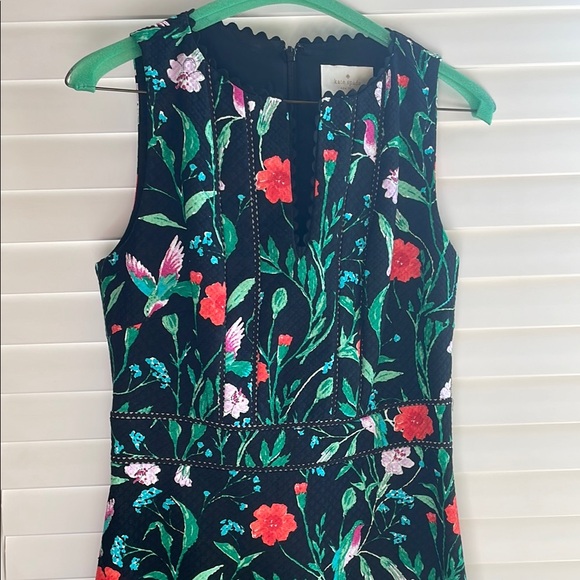 Kate Spade Jardin Tile Jacquard Dress scenic route - Picture 4 of 9